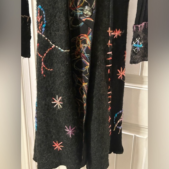 Anthro Griffolie Paris Mohair Sweater Coat Size 2 (S) - Picture 6 of 12